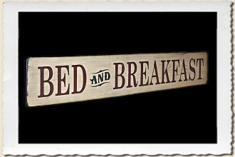 Bed & Breakfast Sign Stencil