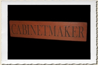 Cabinetmaker Sign Stencil by Primitive Designs Stencil Co.