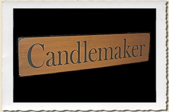 Candlemaker Sign Stencil by Primitive Designs Stencil Co.