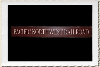 Pacific Northwest RR Sign Stencil by Primitive Designs Stencil Co.