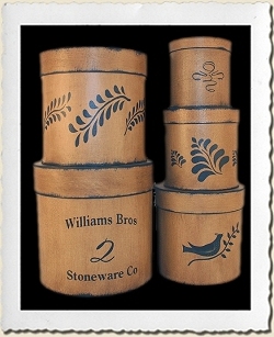 Stoneware Canister Stencil Set 