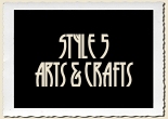 Arts & Crafts Style 5 Alphabet Set