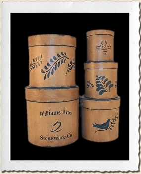 Stoneware Canister Stencil Set 