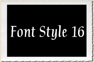 Font Style 16 Alphabet Stencil Set by Primitive Designs Stencil Co.