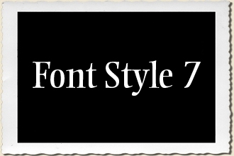 Font Style 7 Alphabet Stencil Set by Primitive Designs Stencil Co.