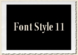 Font Style 11 Alphabet Set