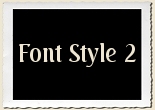 Font Style 2 Alphabet Stencil Set
