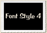 Font Style 4 Alphabet Set