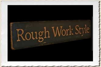 Rough Work Style Alphabet Stencil Set by Primitive Designs Stencil Co.