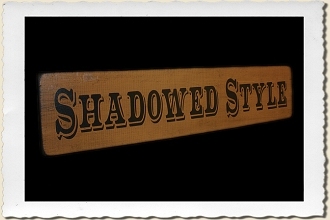Shadow Style Alphabet Stencil Set by Primitive Designs Stencil Co.